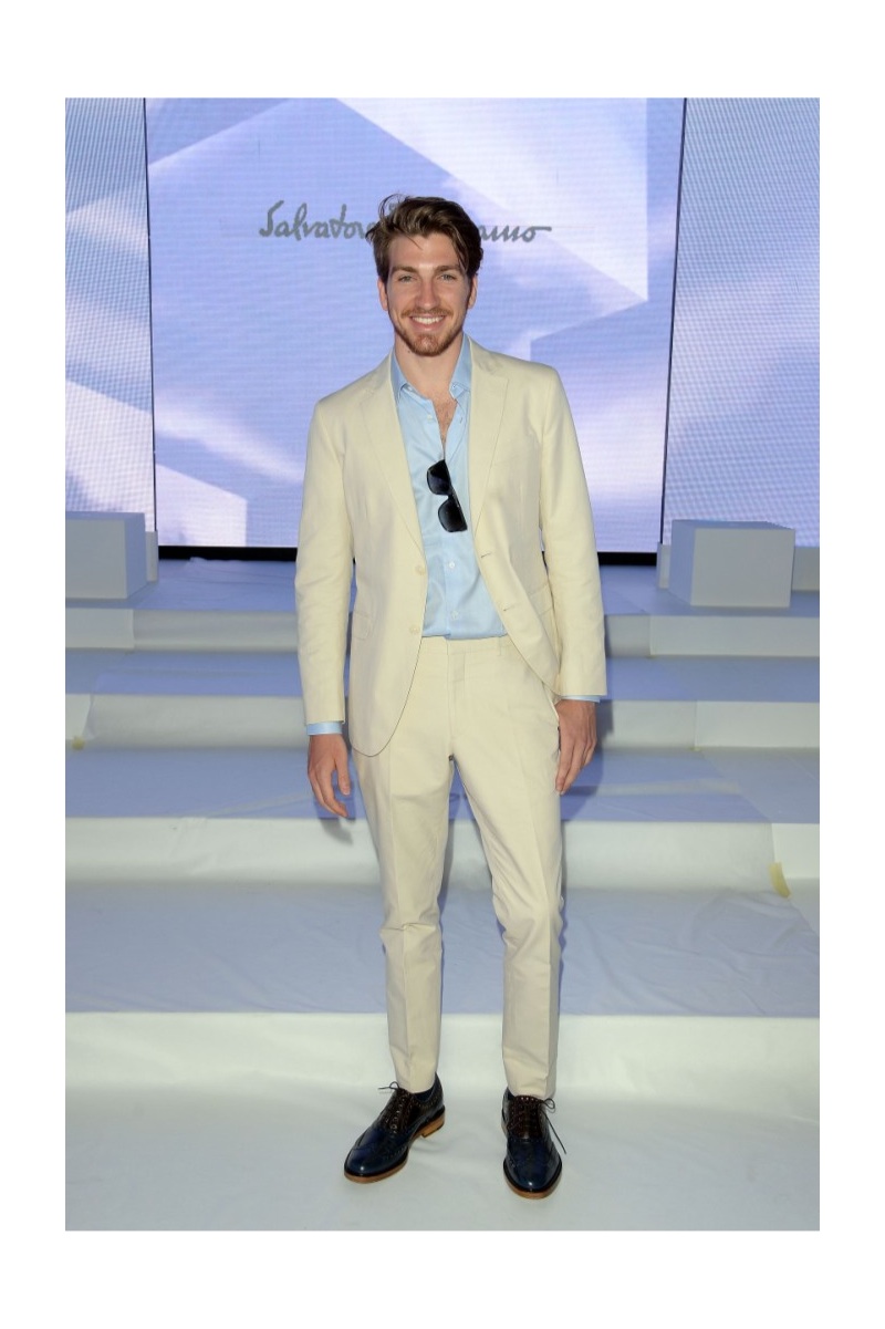 salvatore ferragamo spring summer 2014 front row 0002