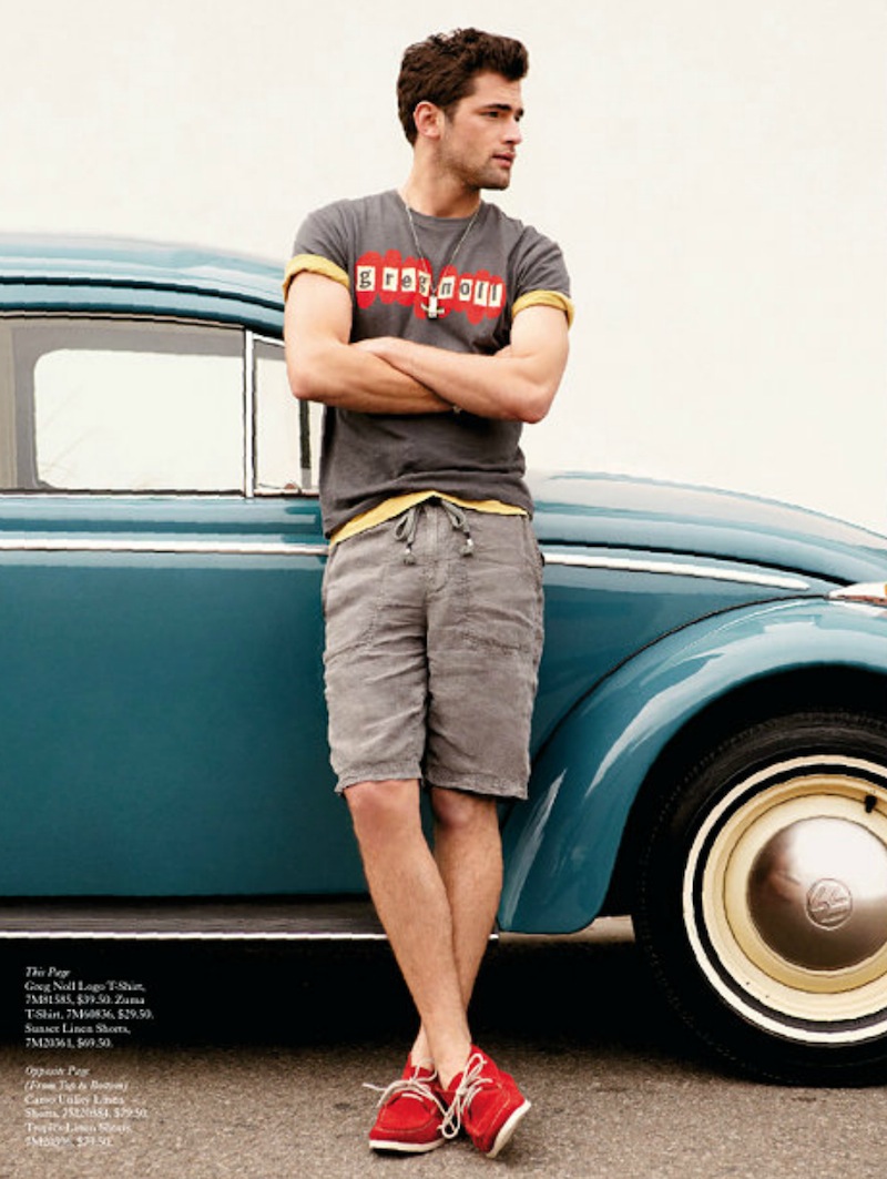 Sean O'Pry Graces Lucky Brand's Summer 2013 Catalogue – The Fashionisto