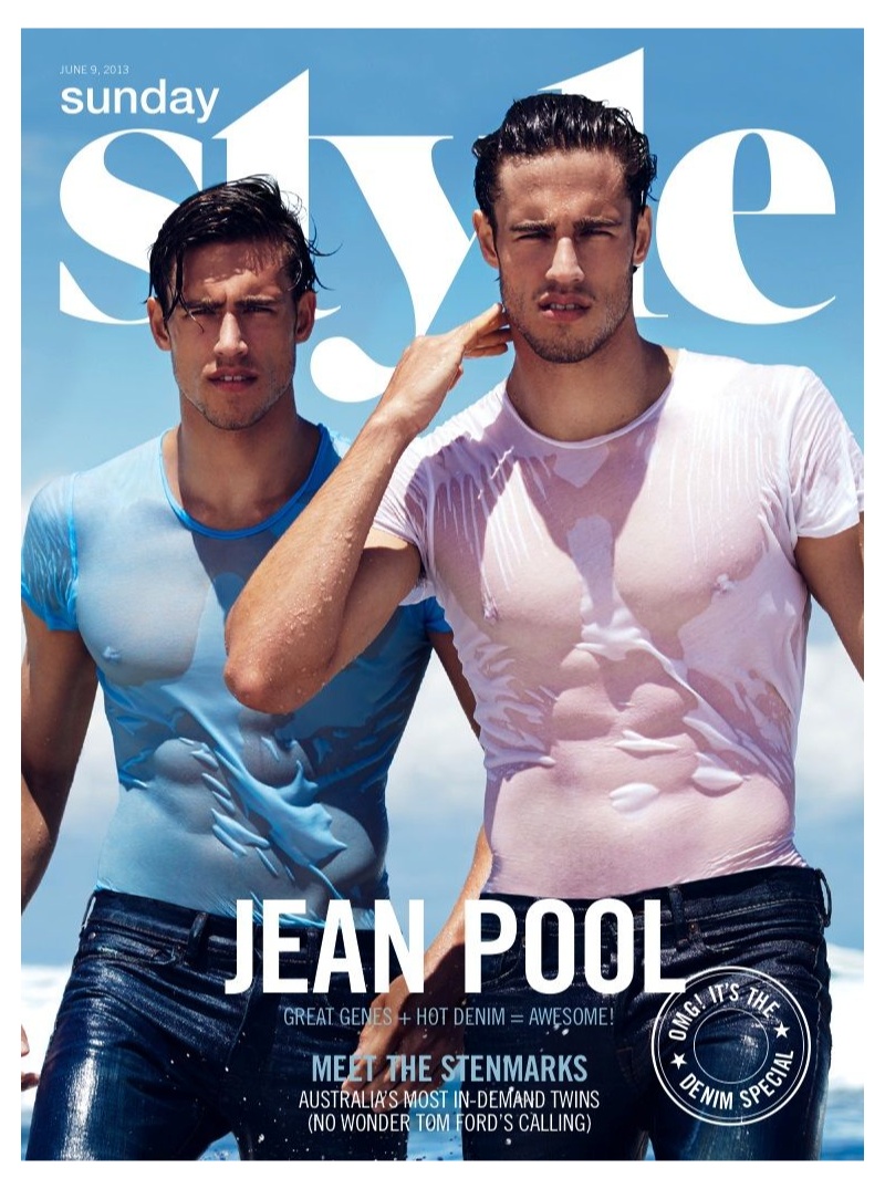 Brothers Jordan & Zac Stenmark Cover Sunday Style Australia