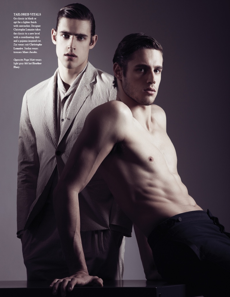 Matt McGlone, Zac & Jordan Stenmark by Brent Chua for Fashionisto #7