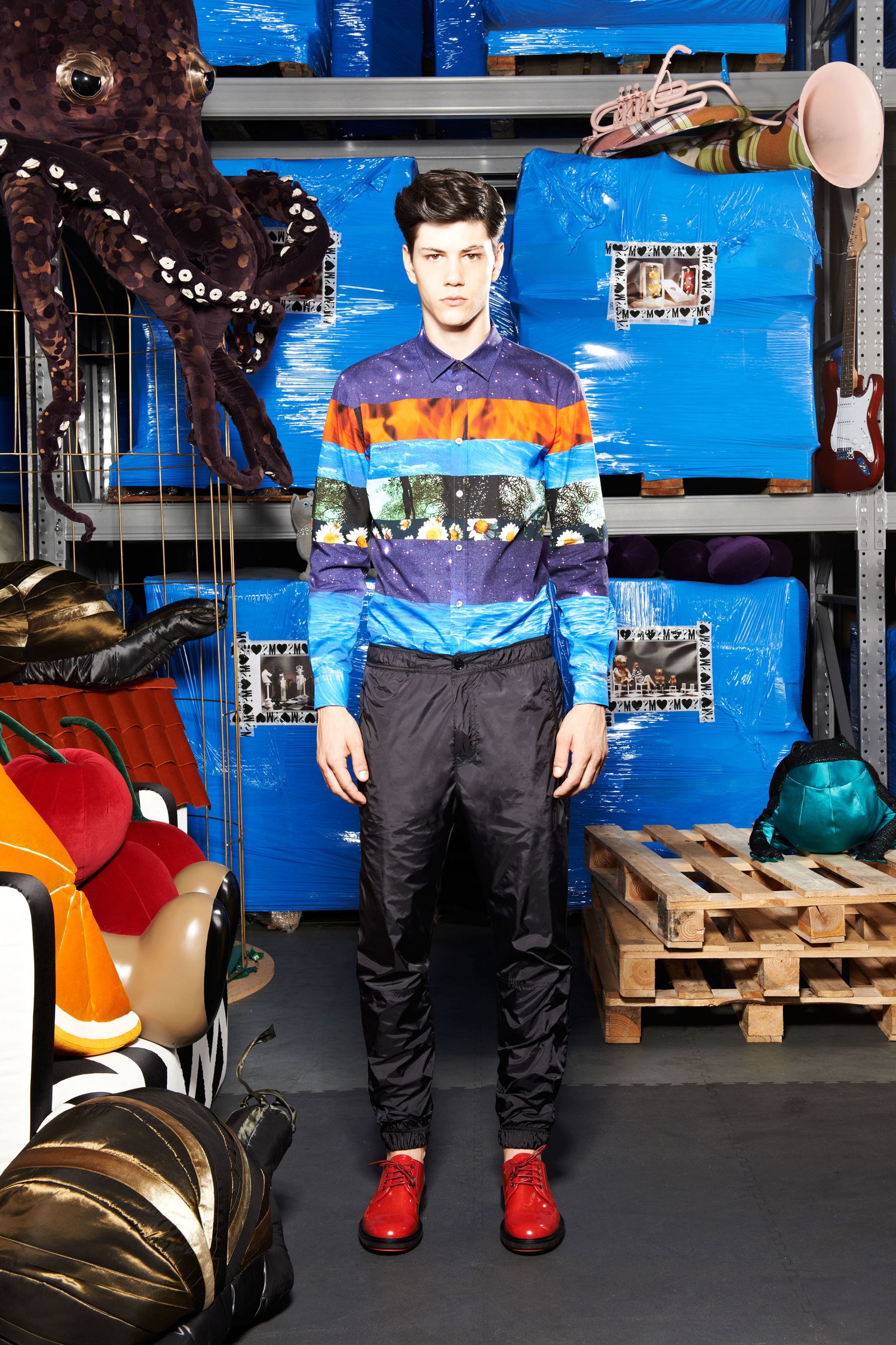 Simone Nobili & Andy Walters Appear in Moschino Spring/Summer 2014 Lookbook