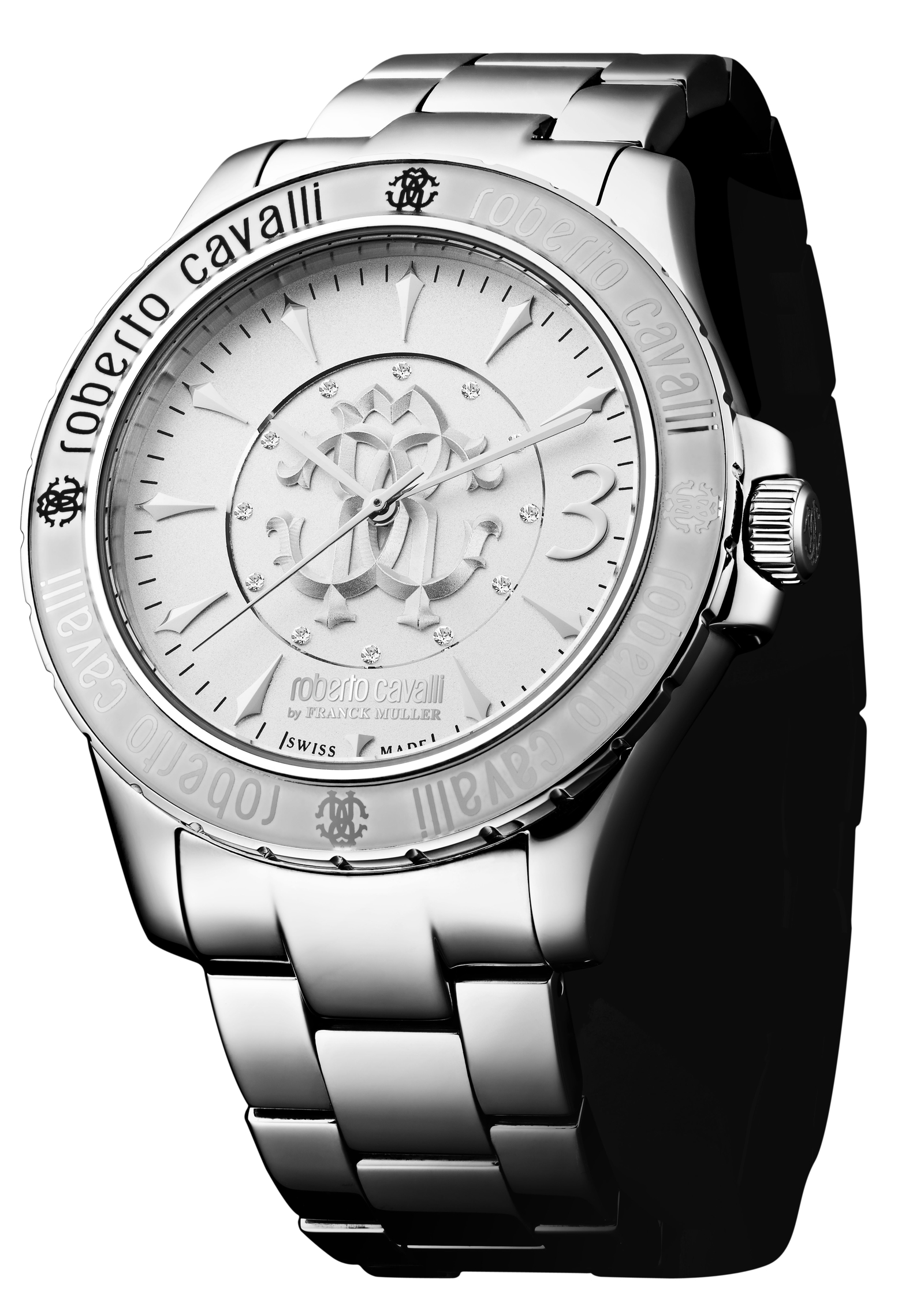 Roberto Cavalli by Franck Muller_Signature Collection_Steel Bracelet