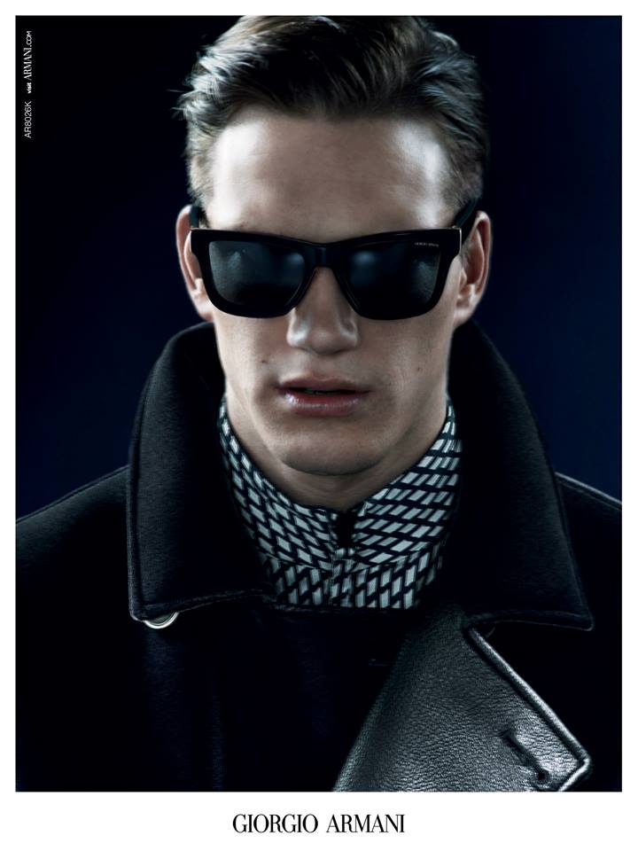 Florian Van Bael Poses for Giorgio Armani Fall/Winter 2013 Campaign – The Fashionisto