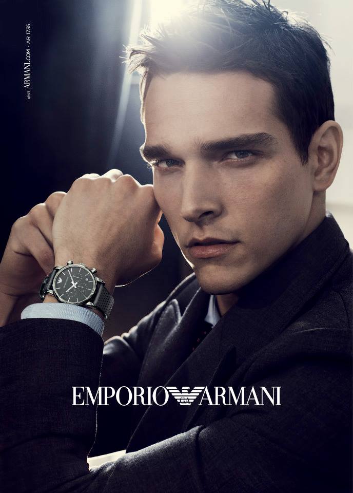 Armani watch deals pin