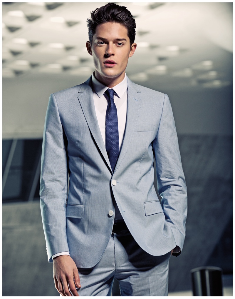 Cesar Casier Models the Latest from Engelhorn