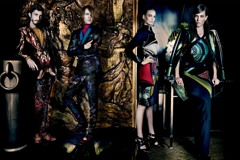 Andres Risso, Nan Fulong & Ton Heukels Star in Etro Fall/Winter 2013 Campaign