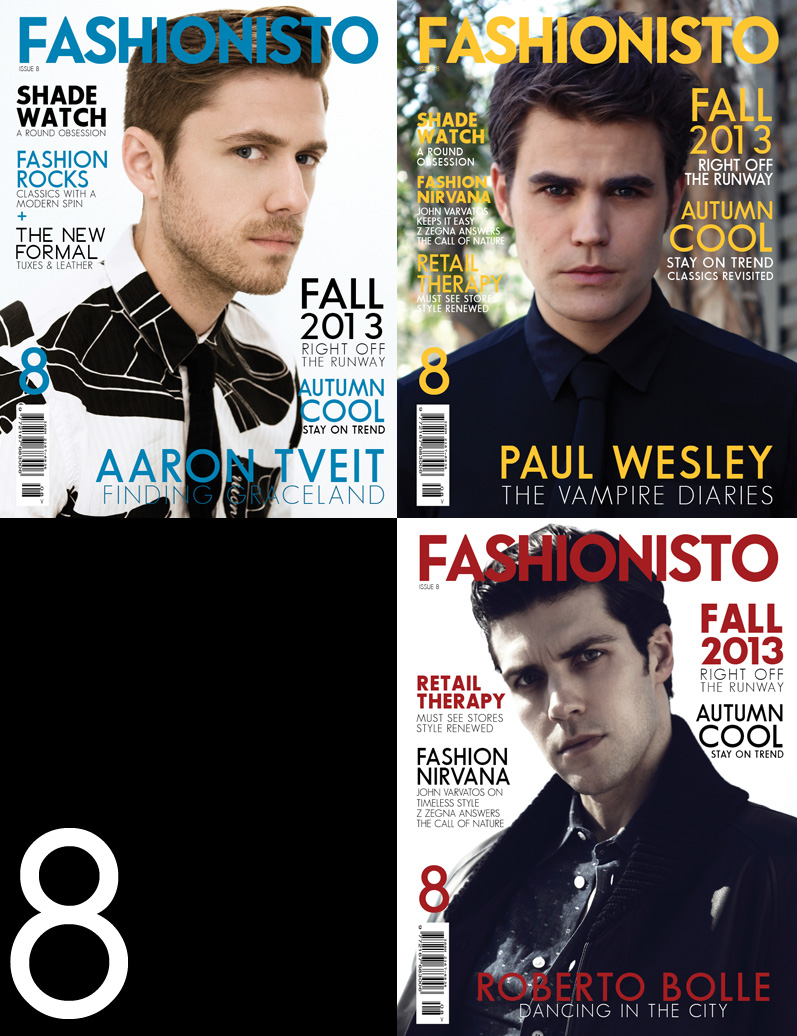 Aaron Tveit, Paul Wesley & Roberto Bolle Cover Fashionisto #8 – The  Fashionisto