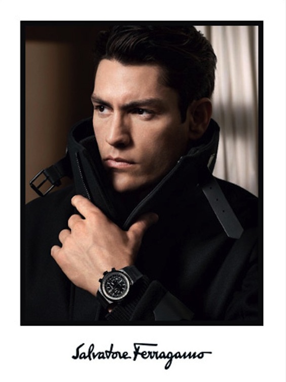David Sims Photographs Tyson Ballou for Salvatore Ferragamo’s Fall/Winter 2013 Watches Campaign