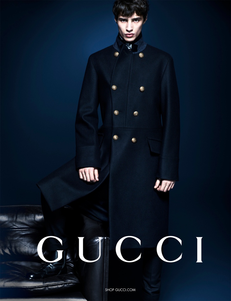 » The Military Fashion Trend | Fall/Winter 2013 Military Fashions gucci fall winter 2013 menswear campaign 001