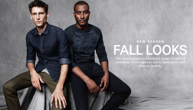 Roch Barbot & Sunnery James Wear New Fall 2013 Looks for H&M