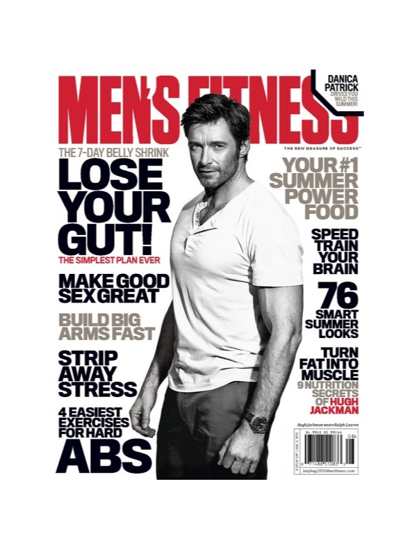 Hugh Jackman Covers the July/August Issue of Men's Fitness