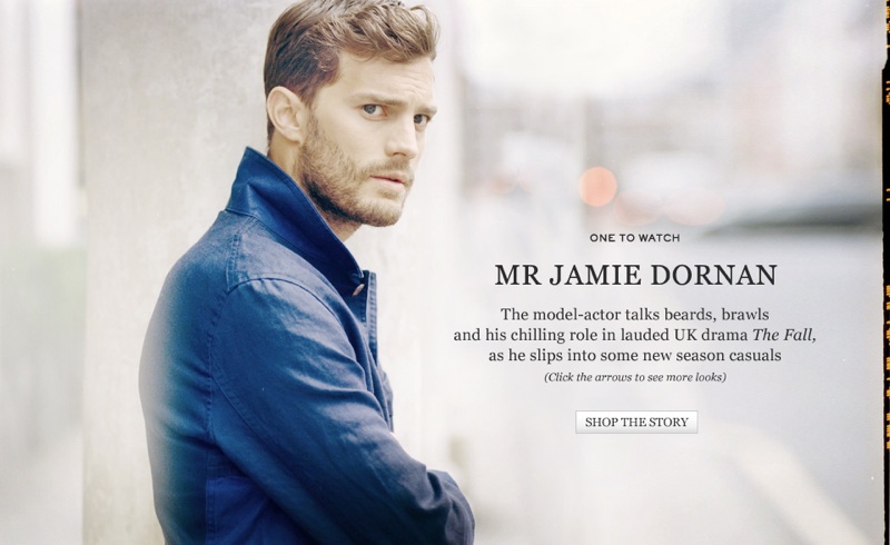 Jamie Dornan for Mr Porter