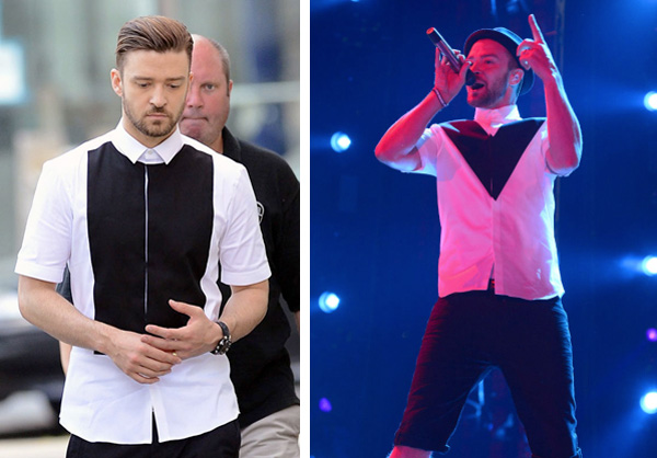 Justin Timberlake Wears Neil Barrett for Concert & Music Video Shoot