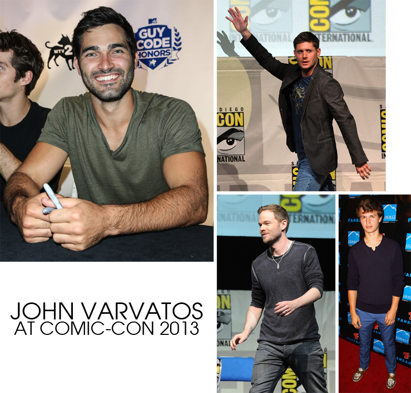 Jensen Ackles, Tyler Hoechlin, Shawn Ashmore & More Wear John Varvatos at Comic Con
