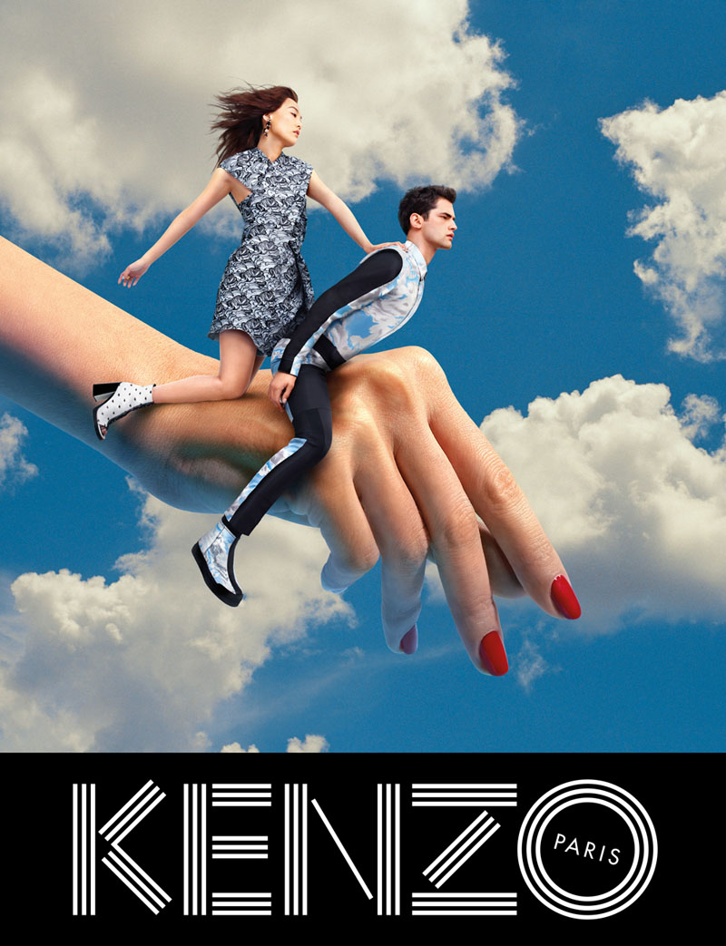 Sean O’Pry Takes Flight for Kenzo Fall/Winter 2013 Campaign