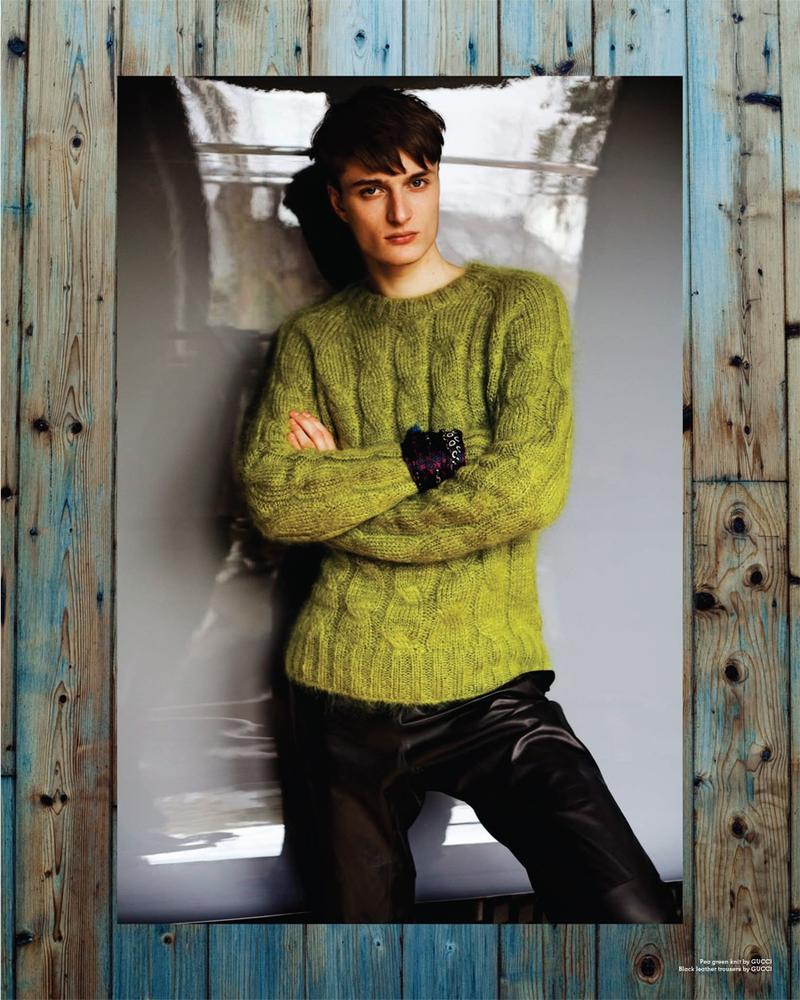 Jeff Hahn Photographs Almantas Petkunas in Fall Knits for Rollacoaster Jeff Hahn Photographs Almantas Petkunas in Fall Knits for Rollacoaster