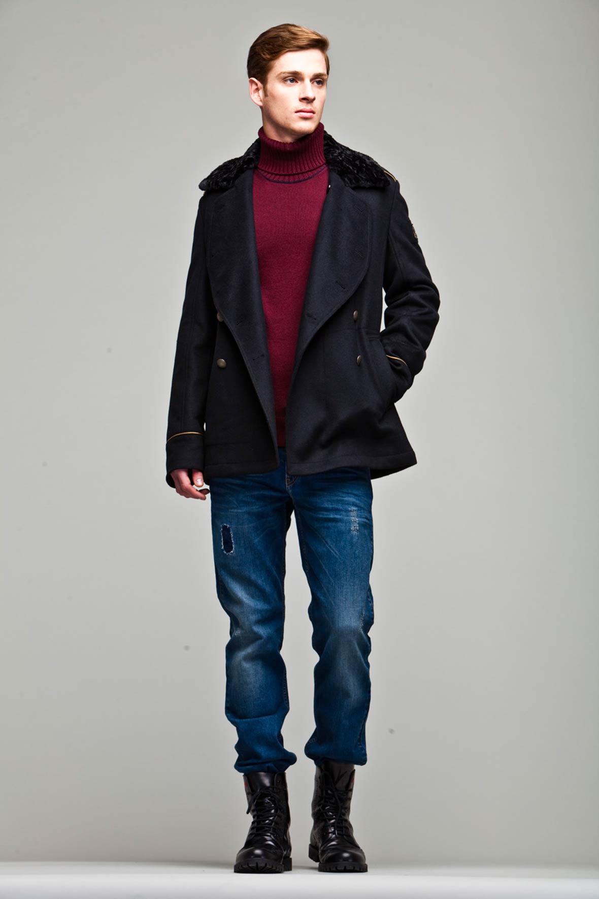 Lucas Mascarini Graces Love Moschino Fall/Winter 2013 Lookbook
