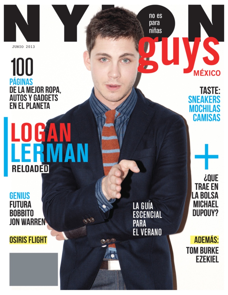 Logan Lerman Covers Nylon Guys Mexico