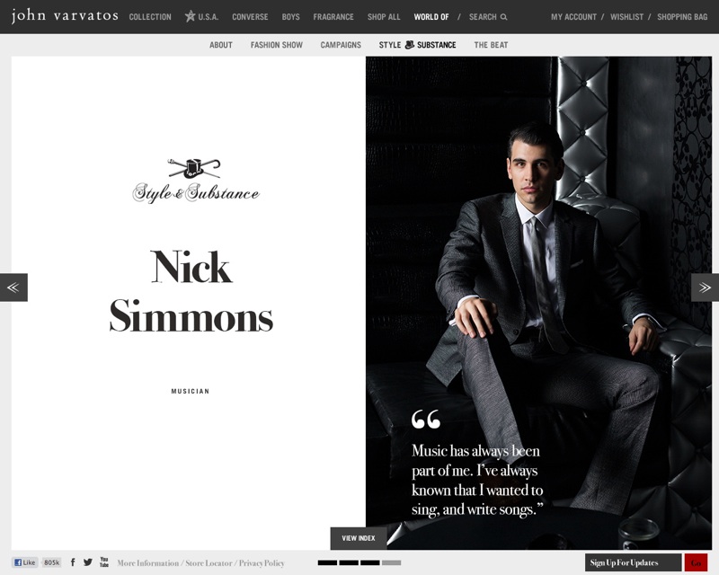 nick simmons john varvatos 0001