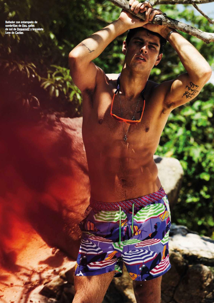 Evandro Soldati Surfs in Style for Spanish GQ
