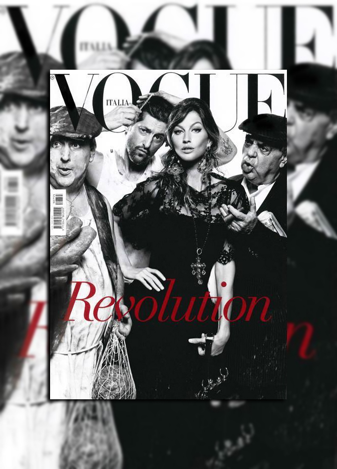 Tony Ward Covers Vogue Italia’s July Issue in Dolce & Gabbana