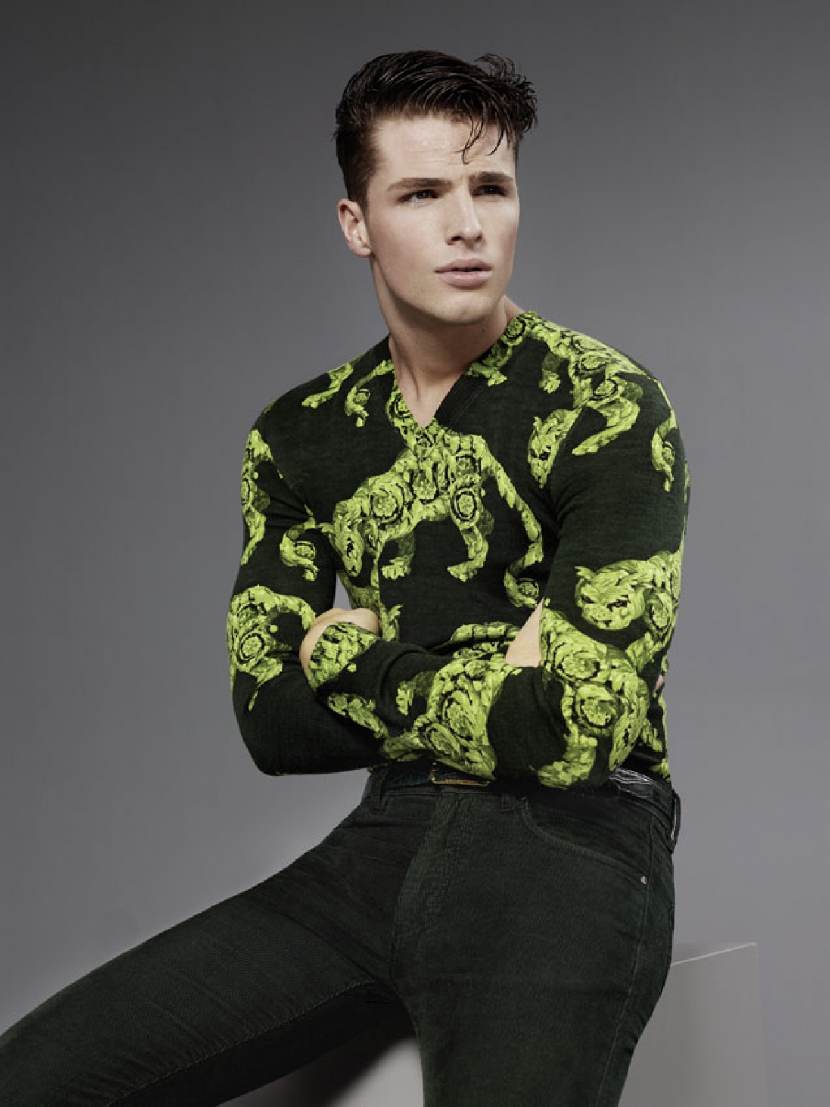 Edward Wilding Gets Urban Glam for Versace Collection Fall/Winter 2013 Lookbook