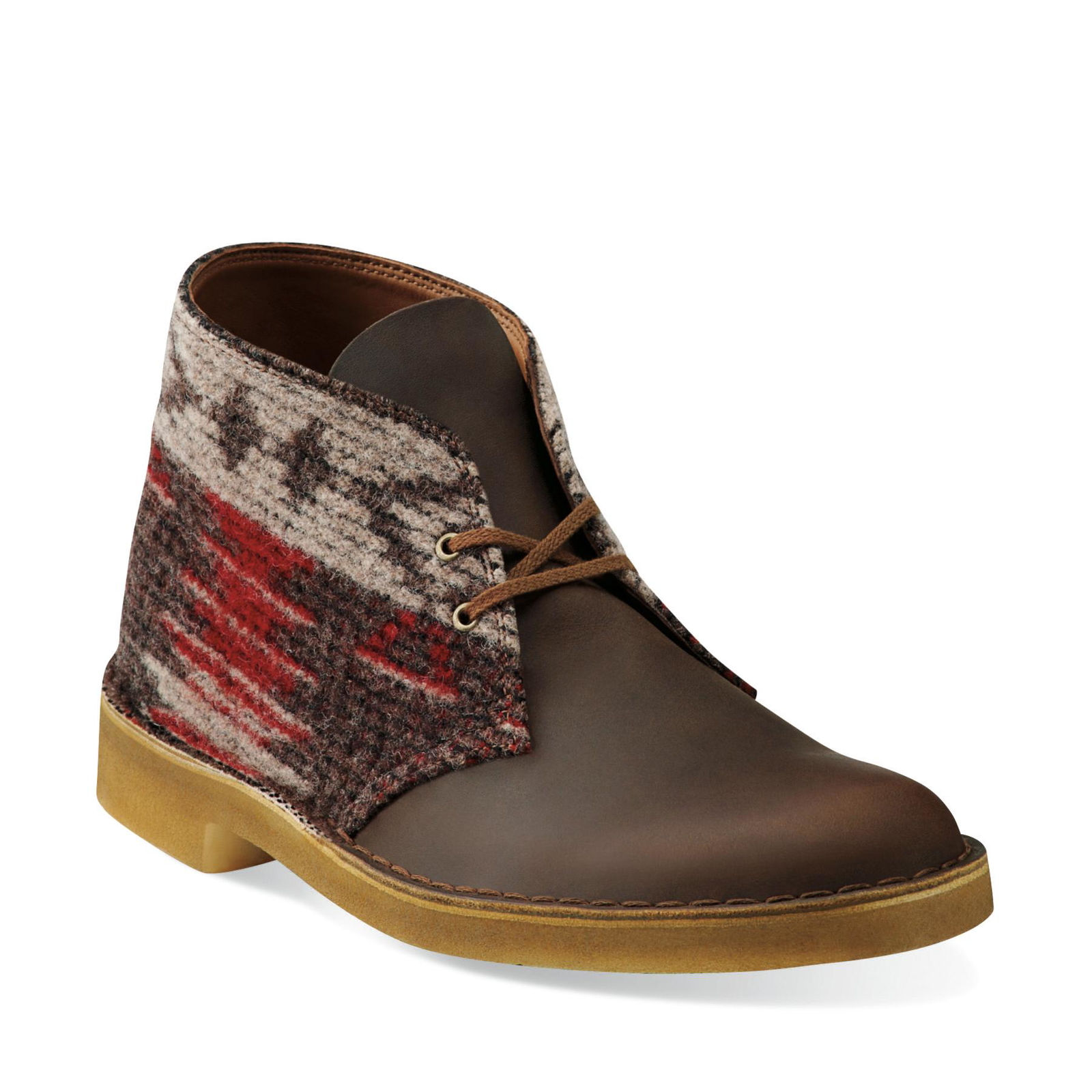 DESERT BOOT_WOOLRICH WOOL