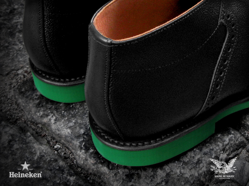 #Heineken100 Mark McNairy Black Chukka Saddle Boots Rear