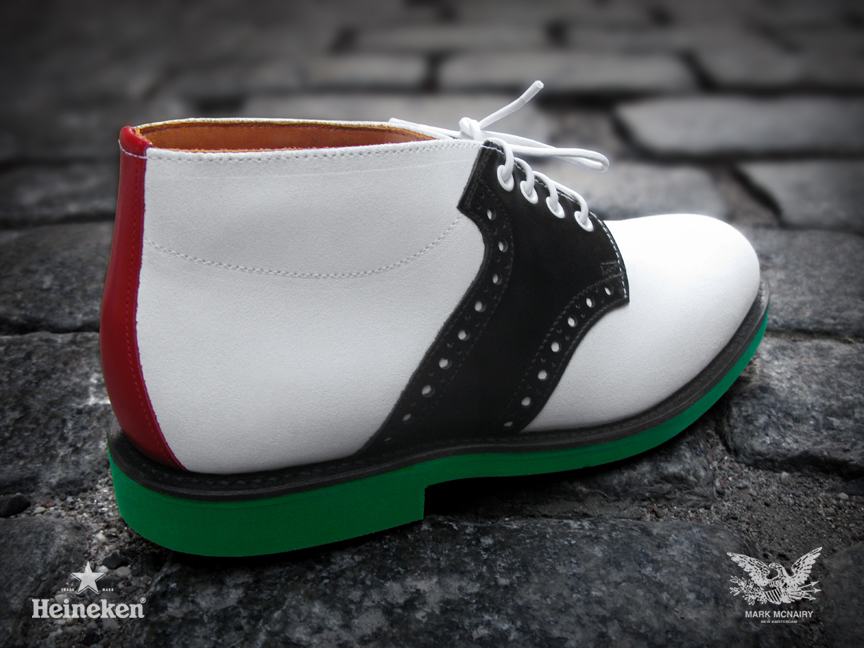 #Heineken100 Mark McNairy White Chukka Saddle Boots_2