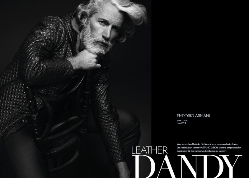 Aiden Brady is a Leather Dandy for Apropos