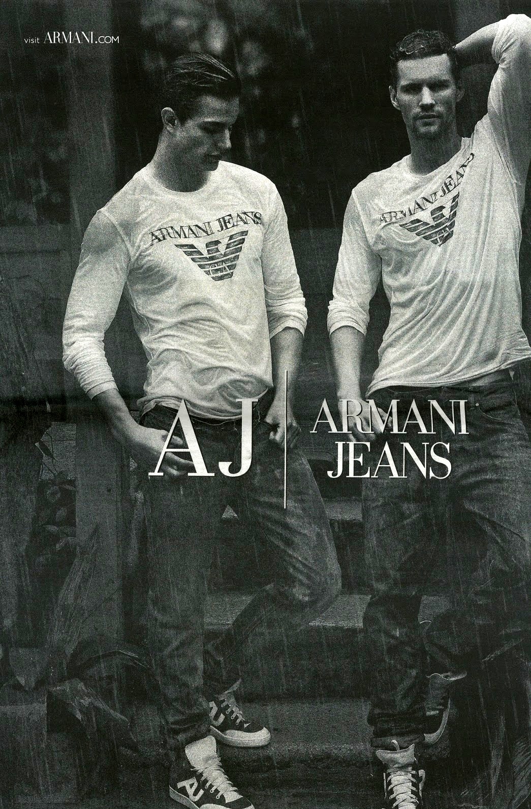 Tomas Skoluodik & Laurin Krausz Appear in Armani Jeans Fall/Winter 2013 Campaign