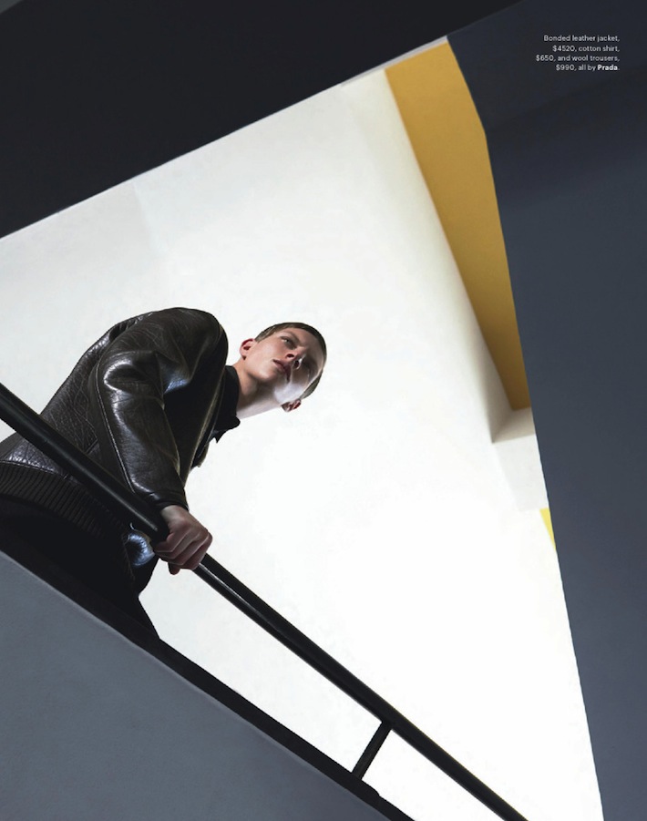 Tim Schuhmacher Rocks Modern Designs for GQ Australia