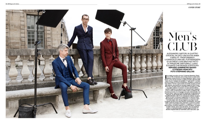 Luka Badnjar, Anthon Wellsjo & More Join Berluti Creative Director Alessandro Sartori for MF Fashion
