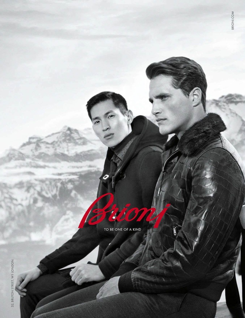 Ollie Edwards & Jae Yoo Star in Brioni Fall/Winter 2013 Campaign