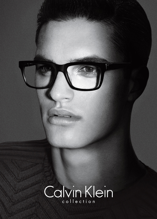 Matthew Terry Poses for Calvin Klein Collection Fall/Winter 2013 Eyewear Campaign
