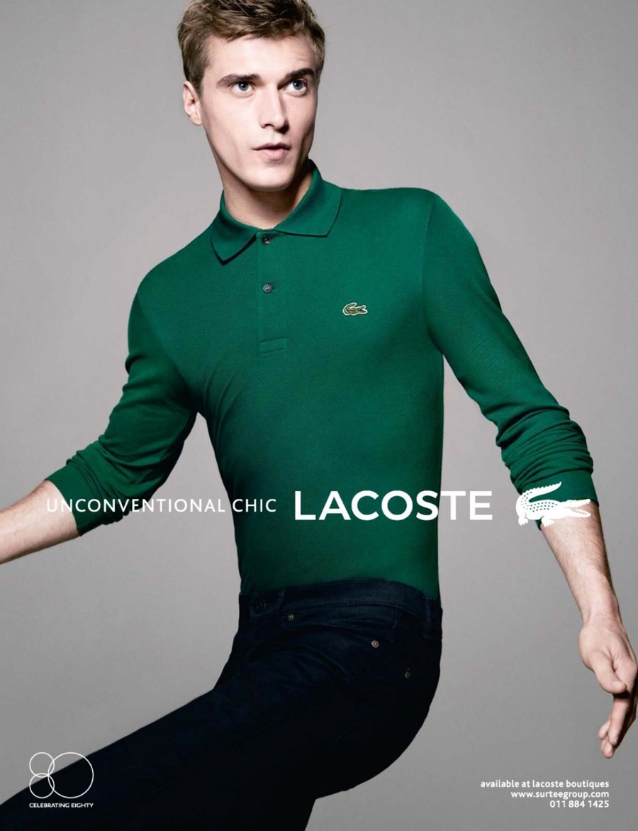 Clément Chabernaud Fronts Lacoste Fall/Winter 2013 Campaign The