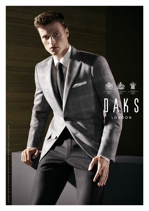 A Sharp Dressed Lars Burmeister Fronts DAKS Fall/Winter 2013 Campaign