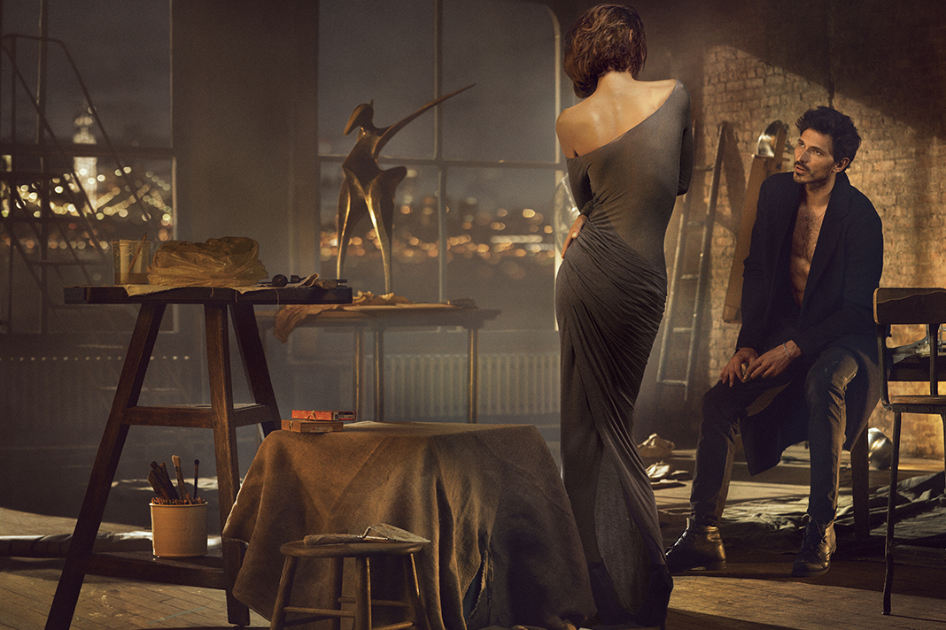 Andres Velencoso Segura is a Tempting Artist for Donna Karan Fall/Winter 2013 Campaign