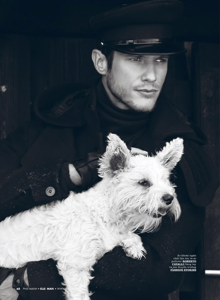 Domenique Melchior Charms as a Fisherman for Elle Man Vietnam Cover Story