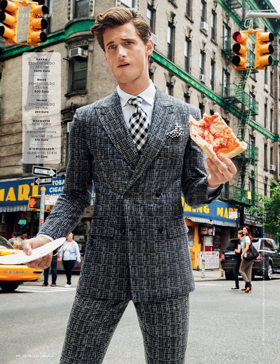 Garrett Neff Wears New Season’s Formals for GQ Germany