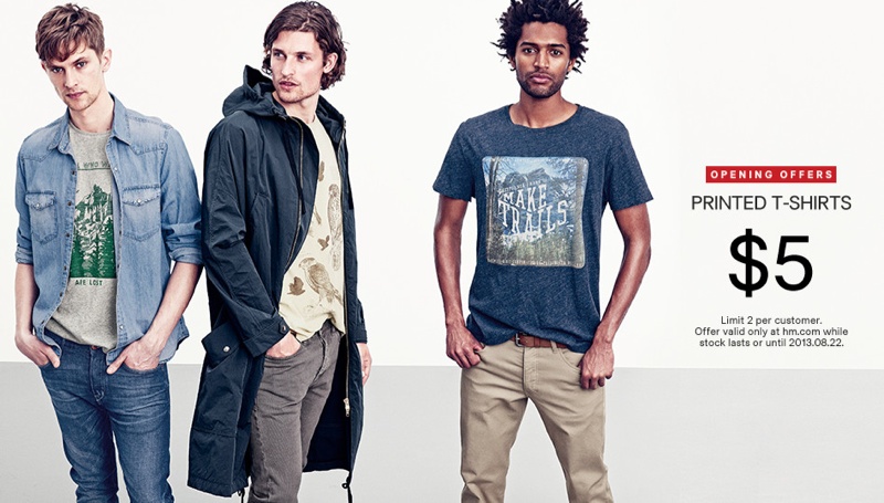 H&M Celebrates the Launch of their US Online Shop with Special Deals