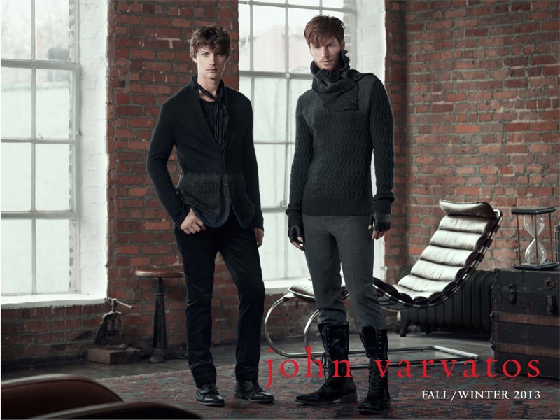 Hampus Lück & Andrew Smith for John Varvatos Fall/Winter 2013