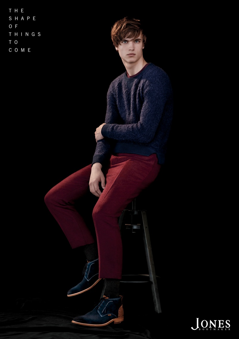 Louis Steyaert Fronts Jones Bootmaker Fall/Winter 2013 Campaign