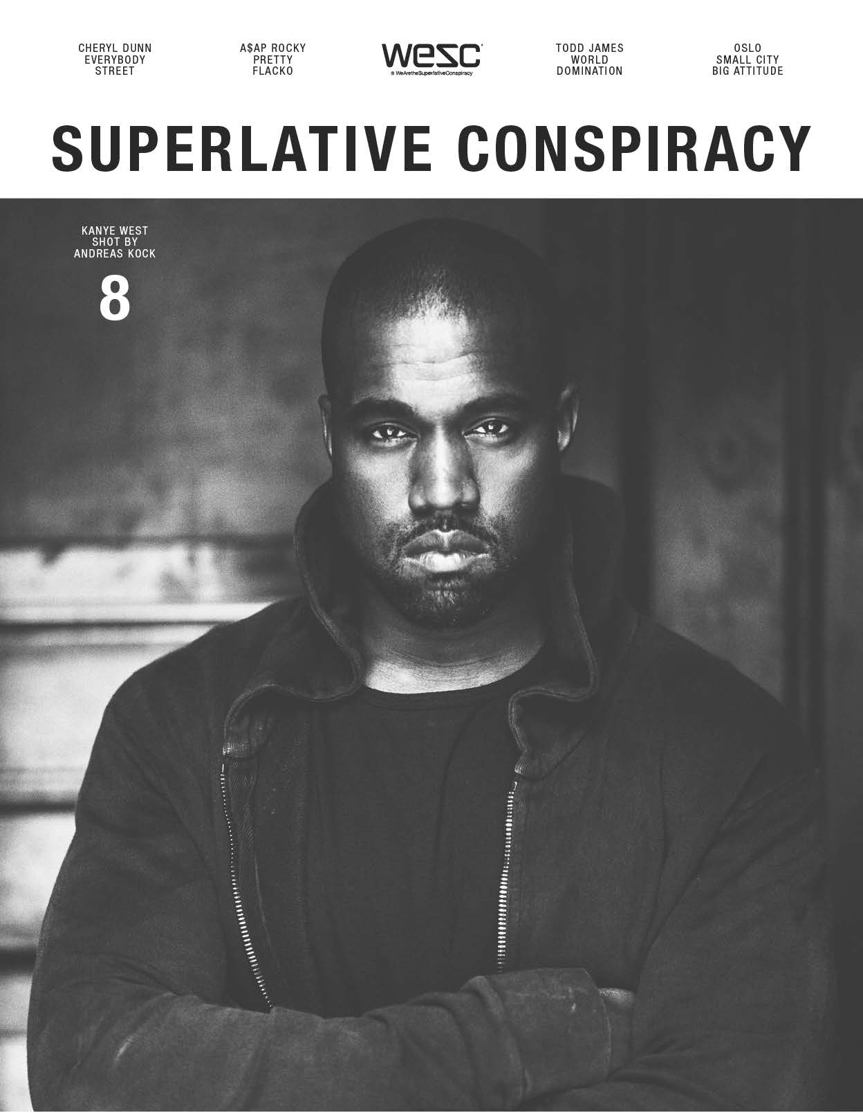 Kanye West Covers WeSC Magazine