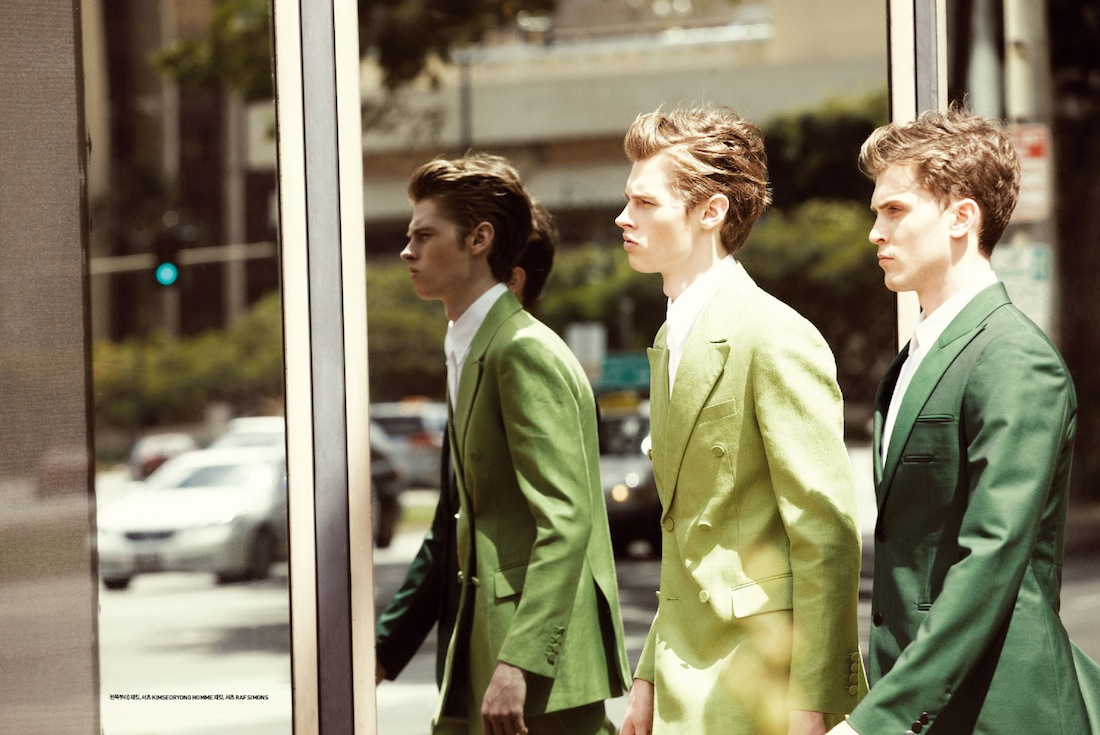 William Eustace & Chris Davis Hit the City for GQ Style Korea
