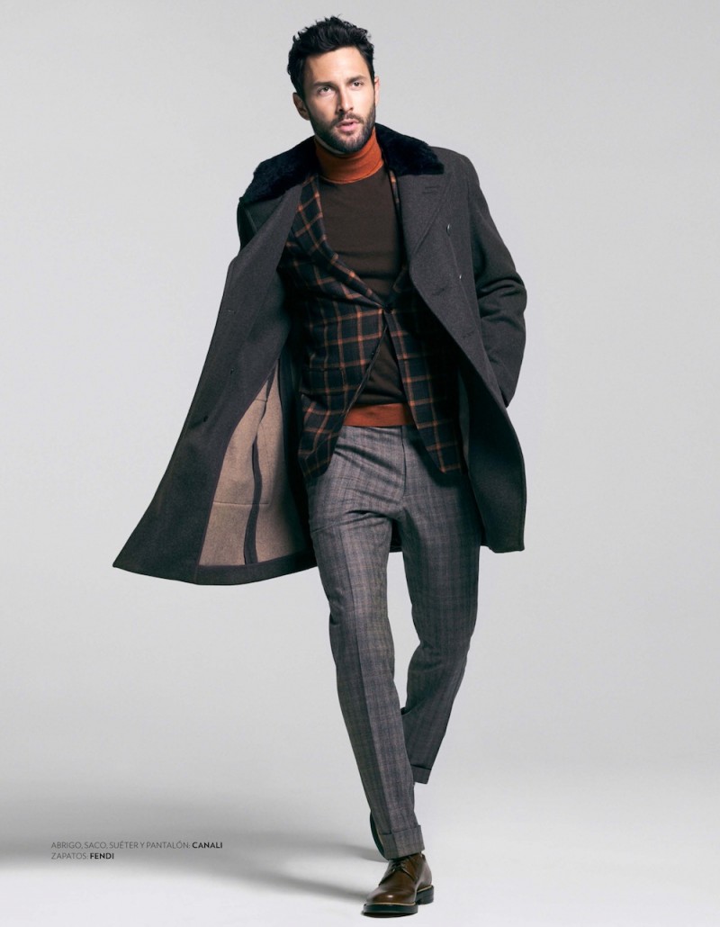 Noah Mills & Andres Velencoso Segura Pose for El Palacio de Hierro's ...