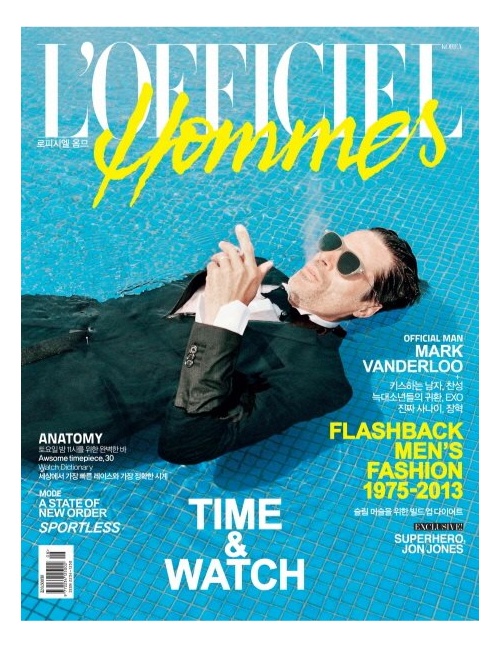 lofficiel hommes korea mark vanderloo