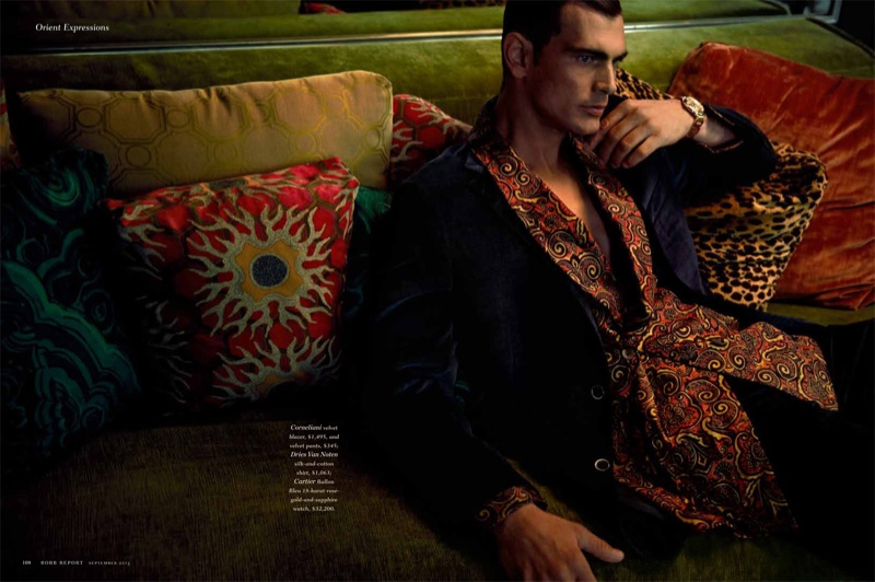Marios Lekkas Dons a Rich Fall Collection Offering for Robb Report
