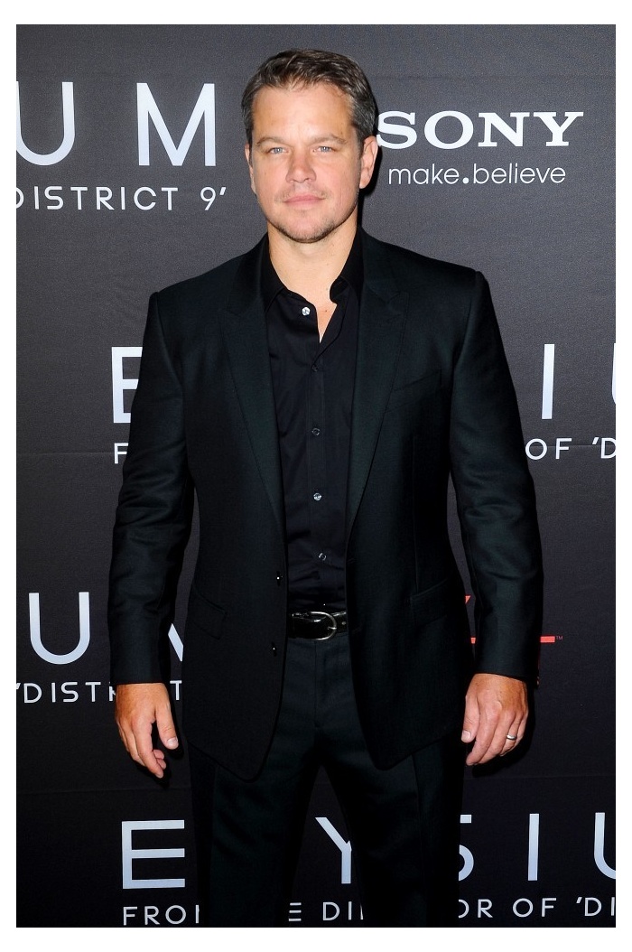 Matt Damon Sports Dolce & Gabbana for Australian Premiere of ‘Elysium’