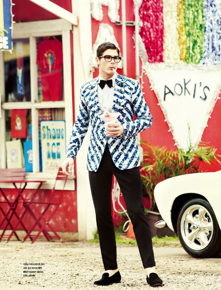 A Quirky Ryan Bertroche Graces the Pages of GQ Style Korea